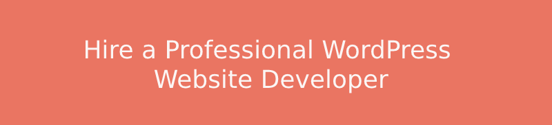 Hire a WordPress Website Developer